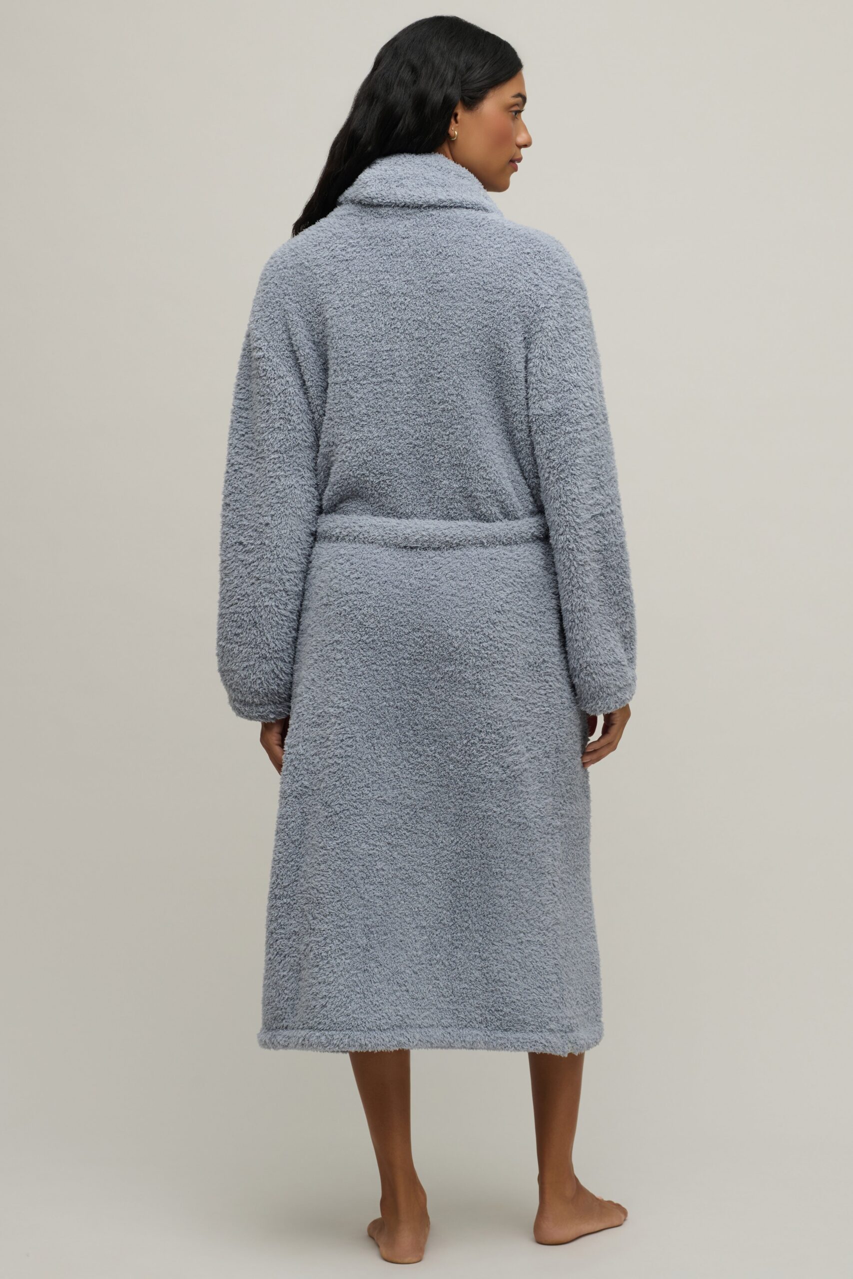 Barefoot Dreams CozyChic adult robe in Moonbeam