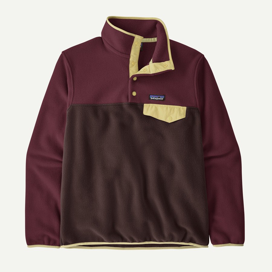 Patagonia Lightweight Synchilla Snap-T pullover in Den Brown