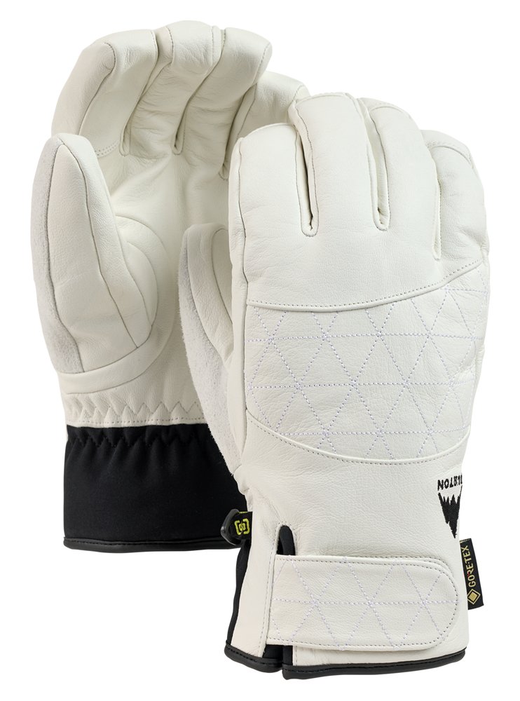 Burton GORE-TEX Leather Gondy Gloves in Stout White - Aspen in Winter Burton GORE-TEX Leather Gondy Gloves in Stout White - Aspen in Winter