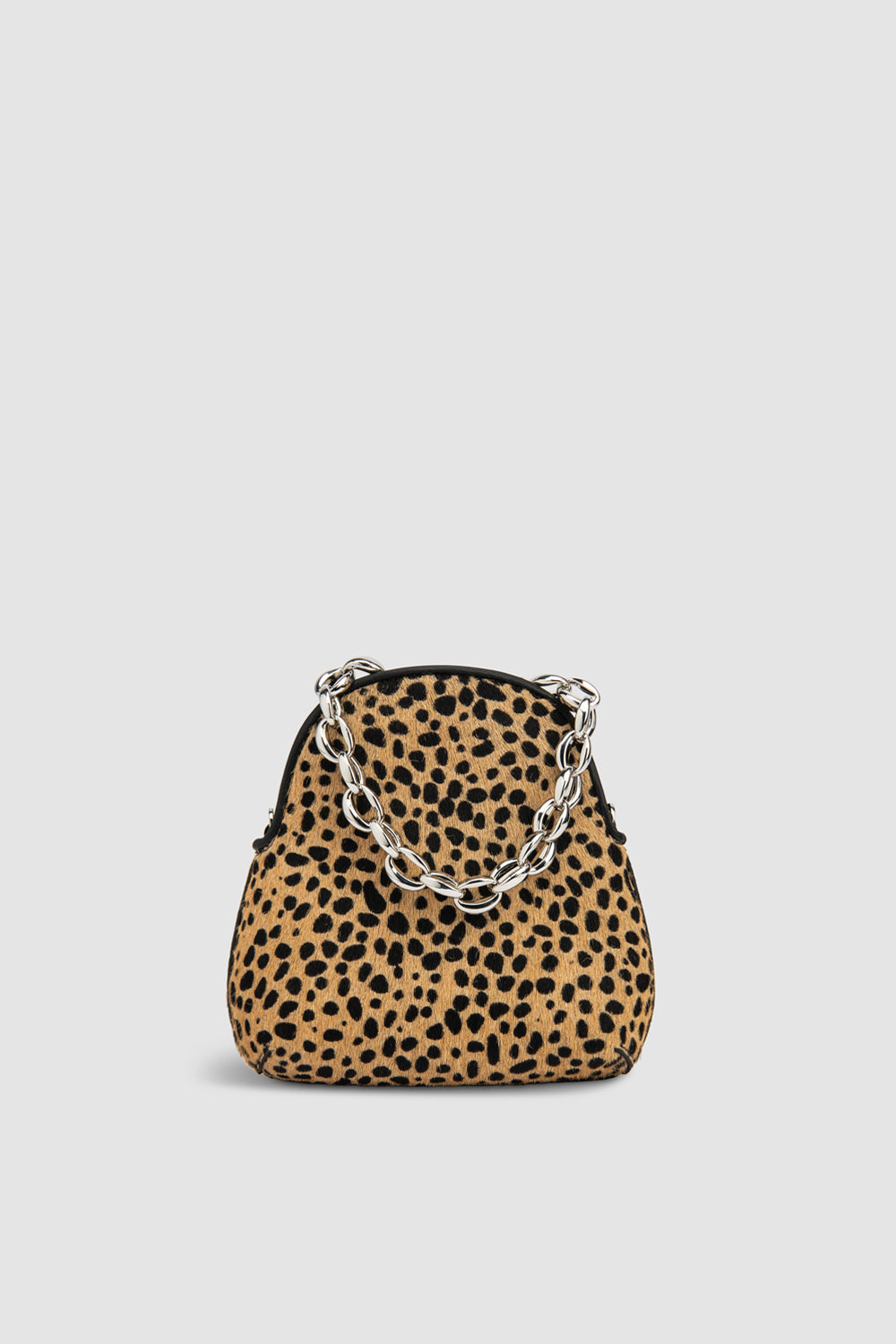 BY FAR Koko Pony Hair Top-Handle Bag in Cheetah - 17 Must