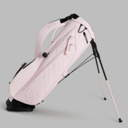 Pale pink golf stand bag