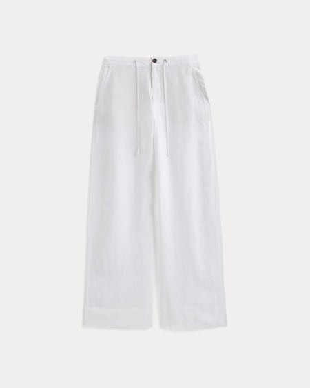 Everlane Wide-Leg Drawstring Linen Pant