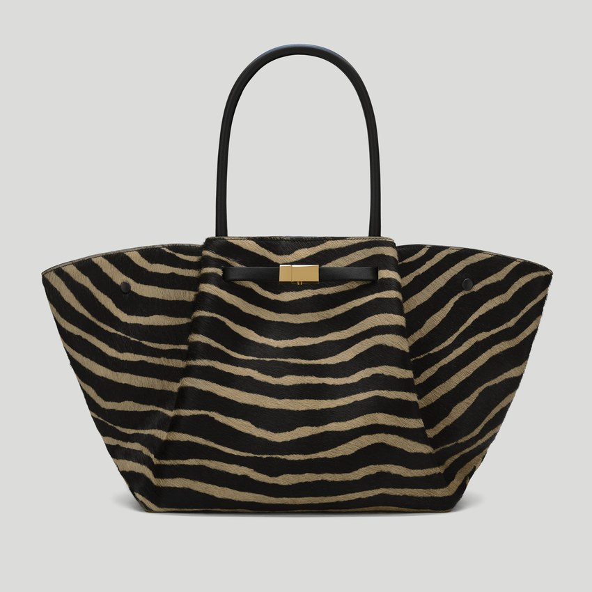 New York Medium calf hair tote bag in multicoloured - 17 Must