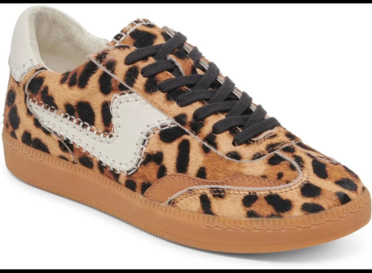 Dolce Vita Notice Stitch Sneaker in Dark Leopard