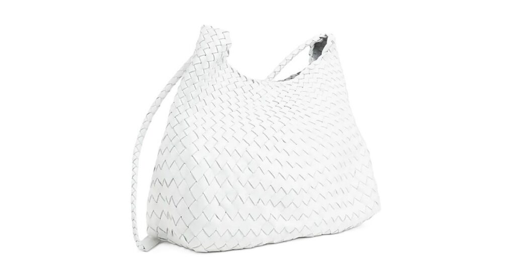 Dragon Diffusion woven tote bag in white