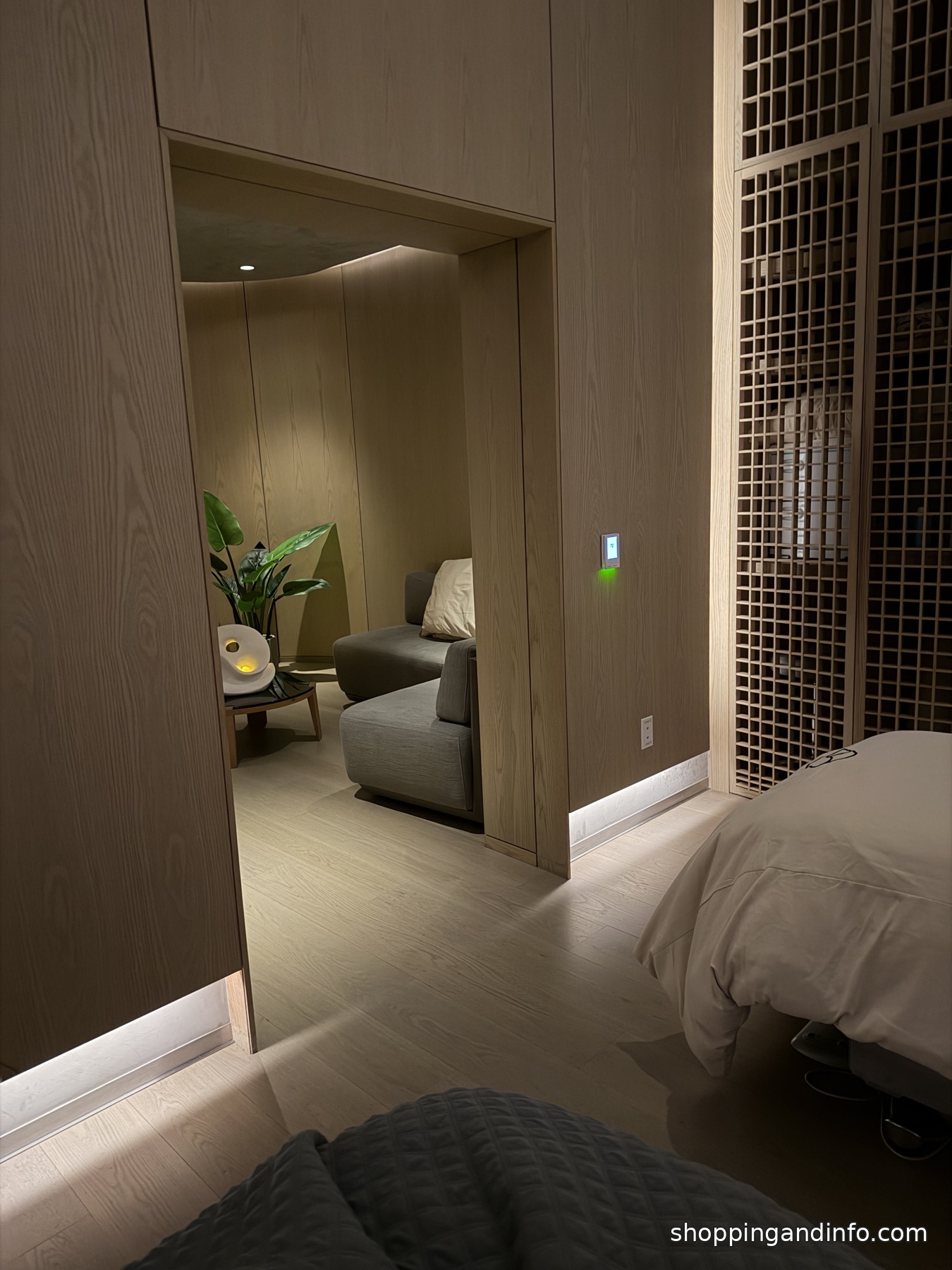 Fairmont Spa Century Plaza relaxation lounge alcove