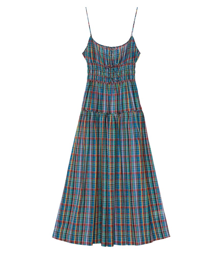 DOEN Brielle Dress in Alderbrook Plaid - What to Wear in the Scottish Highlands