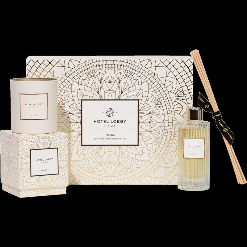 Hotel Lobby candle holiday set - holiday gifts for the woman who has everything Hotel Lobby candle holiday set - holiday gifts for the woman who has everything