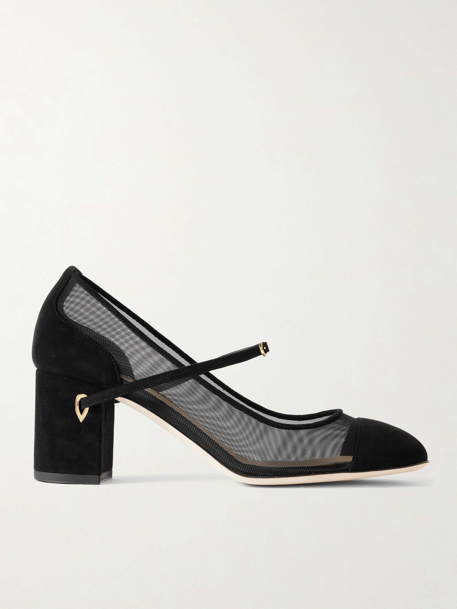 Jennifer Chamandi Paolo 65 mesh pumps in black