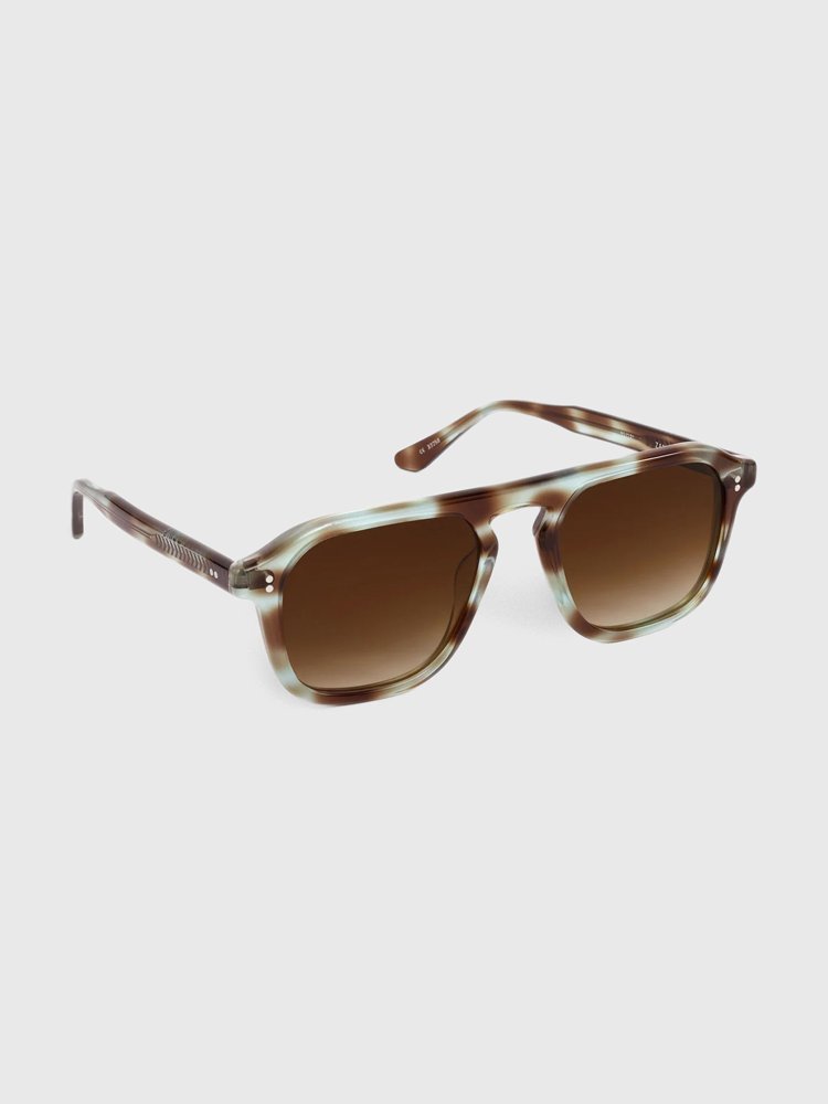 KREWE Zander sunglasses in Aquamarine Tortoise product photo - The Century City Mall Holiday Guide and Lunch at Ramen Nagi KREWE Zander sunglasses in Aquamarine Tortoise product photo - The Century City Mall Holiday Guide and Lunch at Ramen Nagi