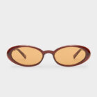 Le Specs Magnifique sunglasses in cocoa