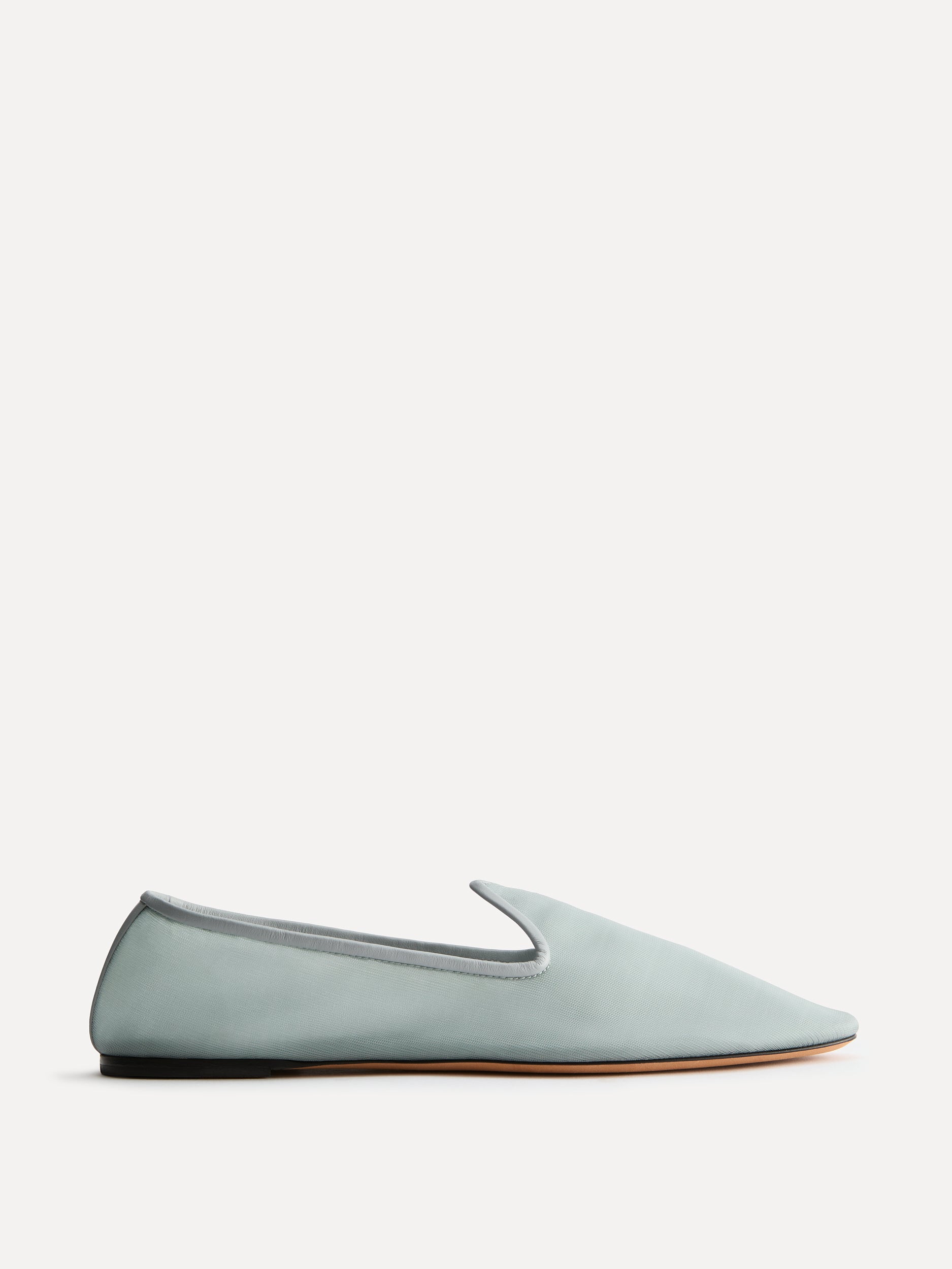Le Monde Beryl Venetian smoking slippers in grigio mesh