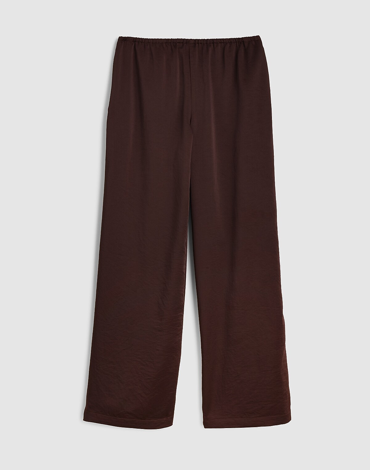 Madewell Devon satin pants in Dark Chicory - Aspen in Winter Madewell Devon satin pants in Dark Chicory - Aspen in Winter