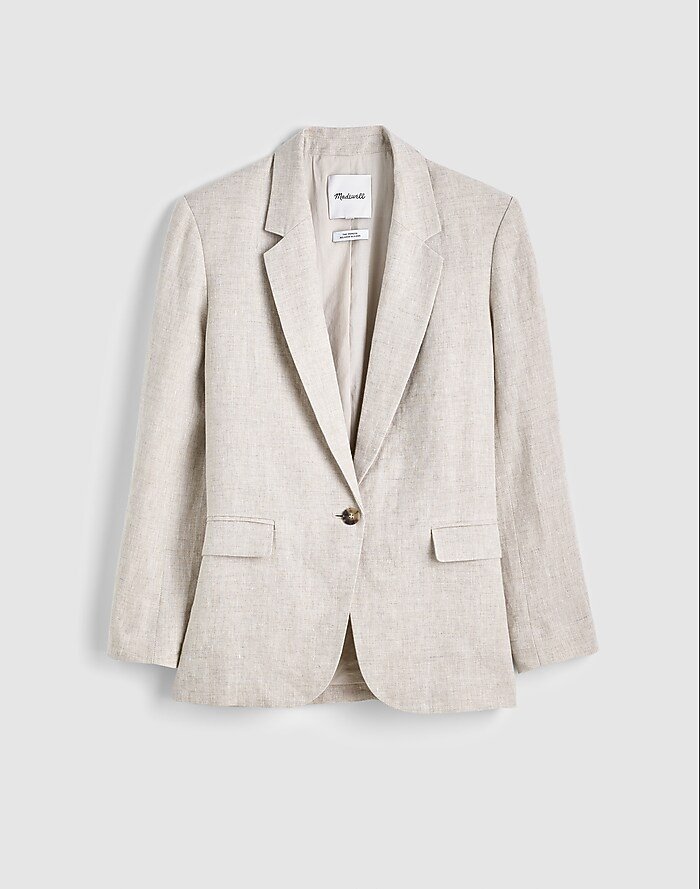 Madewell Mercer Linen Blazer