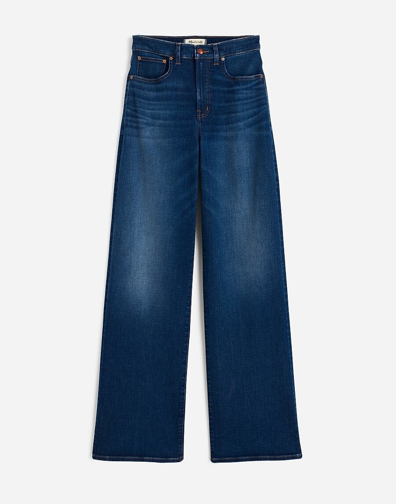 Madewell Petite Perfect Vintage Wide-Leg Jean, flat product photo