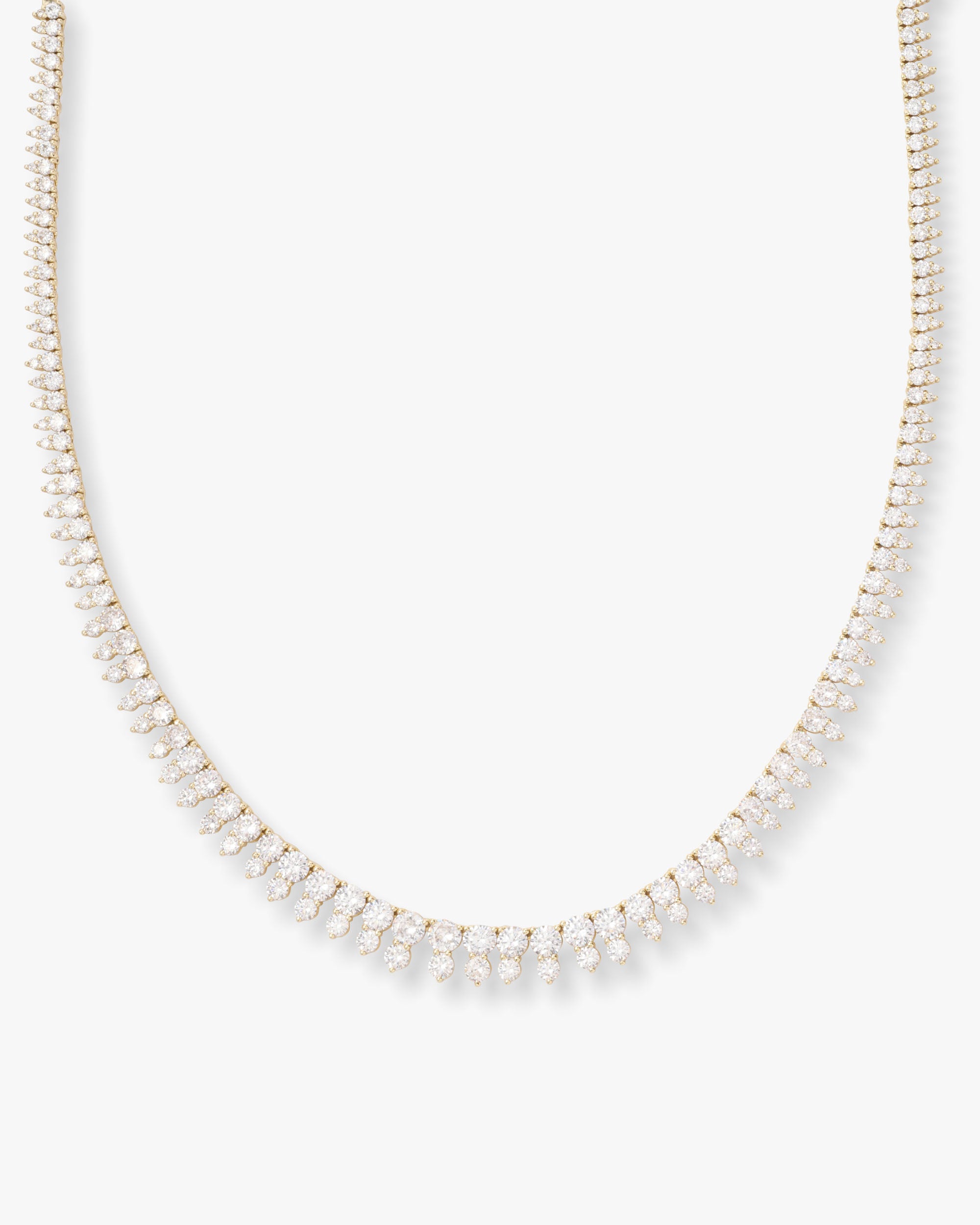 Melinda Maria She's an Icon Riviera Tennis Necklace in gold