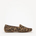 M.Gemi Felize leopard suede smoking slippers