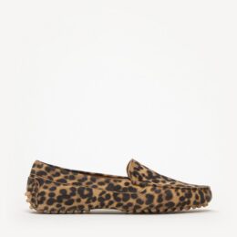 M.Gemi Felize leopard suede smoking slippers