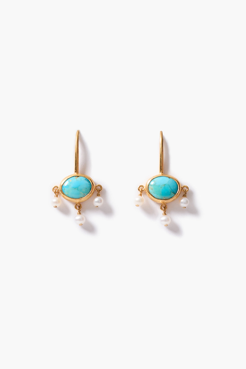 Chan Luu Della drop earrings in turquoise - Monica Dutton outfits Chan Luu Della drop earrings in turquoise - Monica Dutton outfits