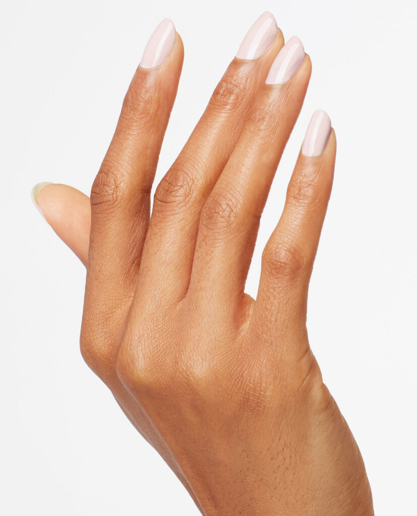 OPI Do You Take Lei Away nude manicure on hand