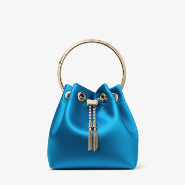 Jimmy Choo Bon Bon Satin Bag - bags similar to the Prada Wish pouch