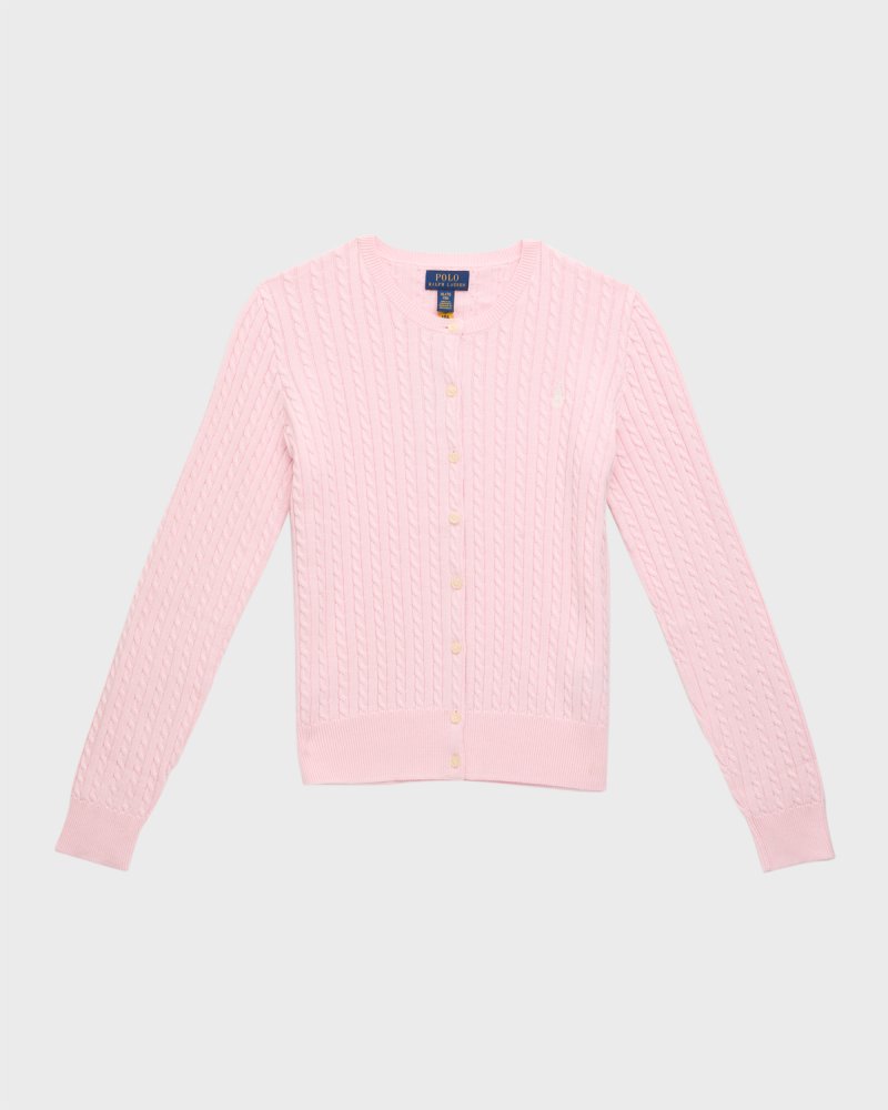 Ralph Lauren Girls Cable Cardigan
