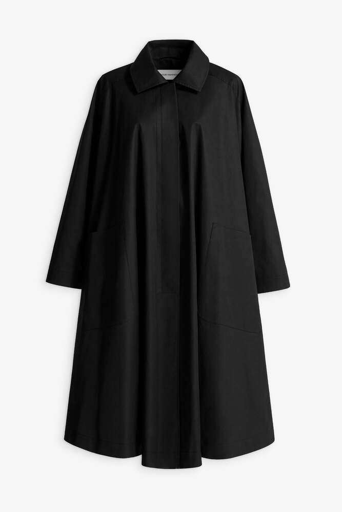 Nour Hammour Jane Coat in Black product photo Nour Hammour Jane Coat in Black product photo