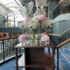 Pink and white flowers at Fairmont St Andrews - hostess gifts and stocking stuffers