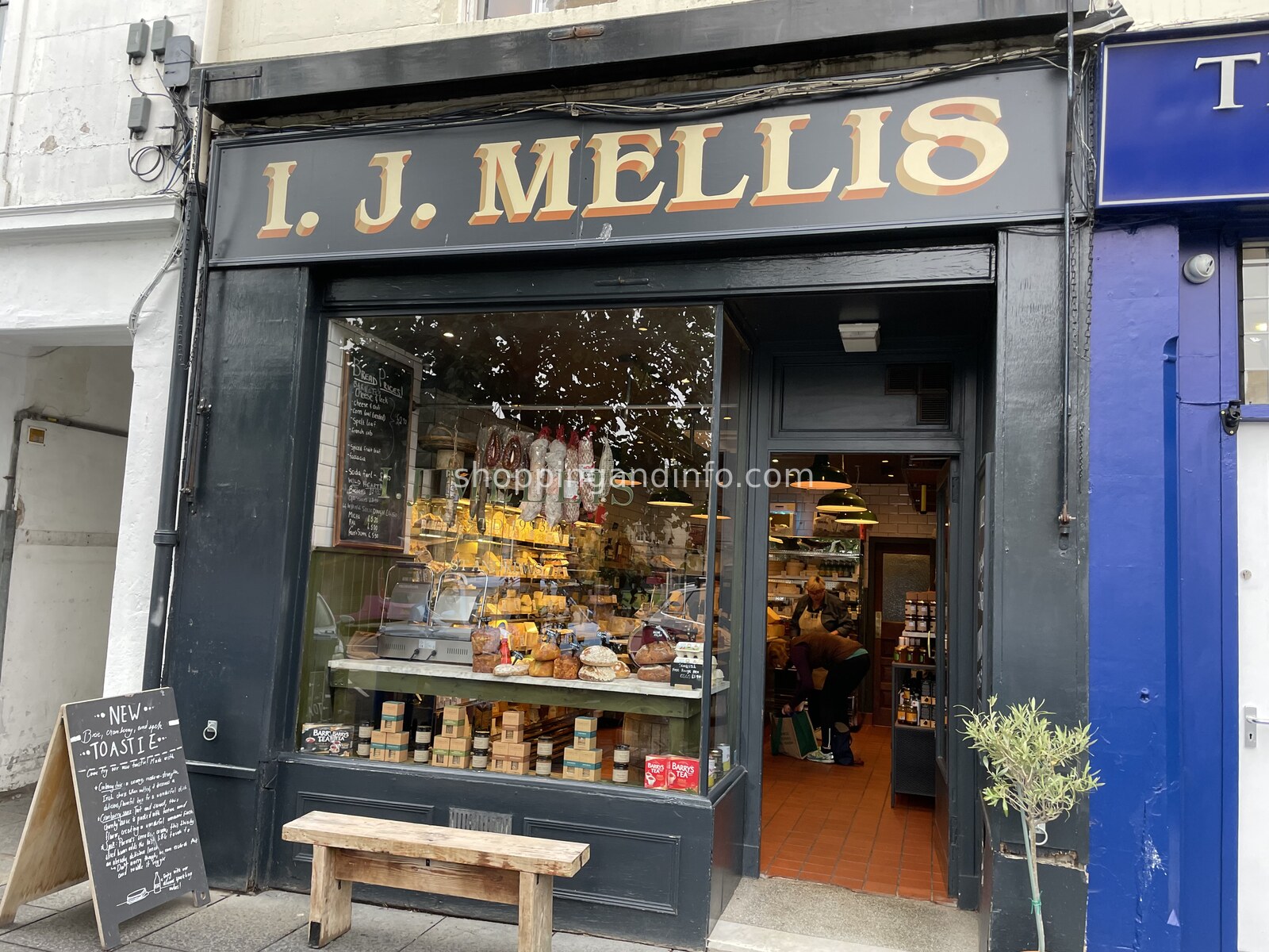 Inside the I.J. Mellis cheese shop in St Andrews - Scottish Designers