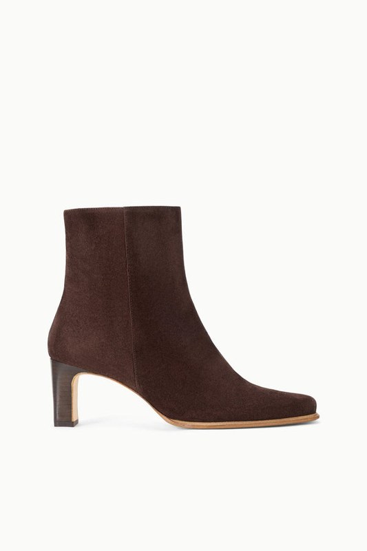 Staud Lewis Ankle Boot in espresso - Scottish Designers