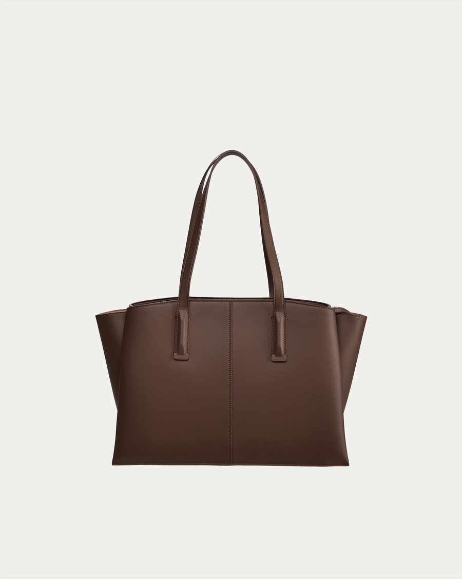 Freja Paloma Tote in cedar - minimalist bags inspired by The Row's Margaux