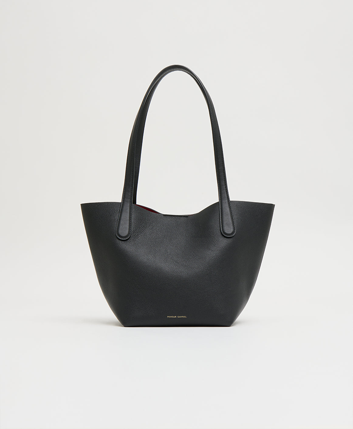 Mansur Gavriel Small Everyday Soft Tote in black - bags inspired by The Row's Margaux