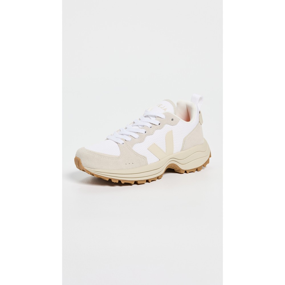 Veja Venturi sneaker in white and sand
