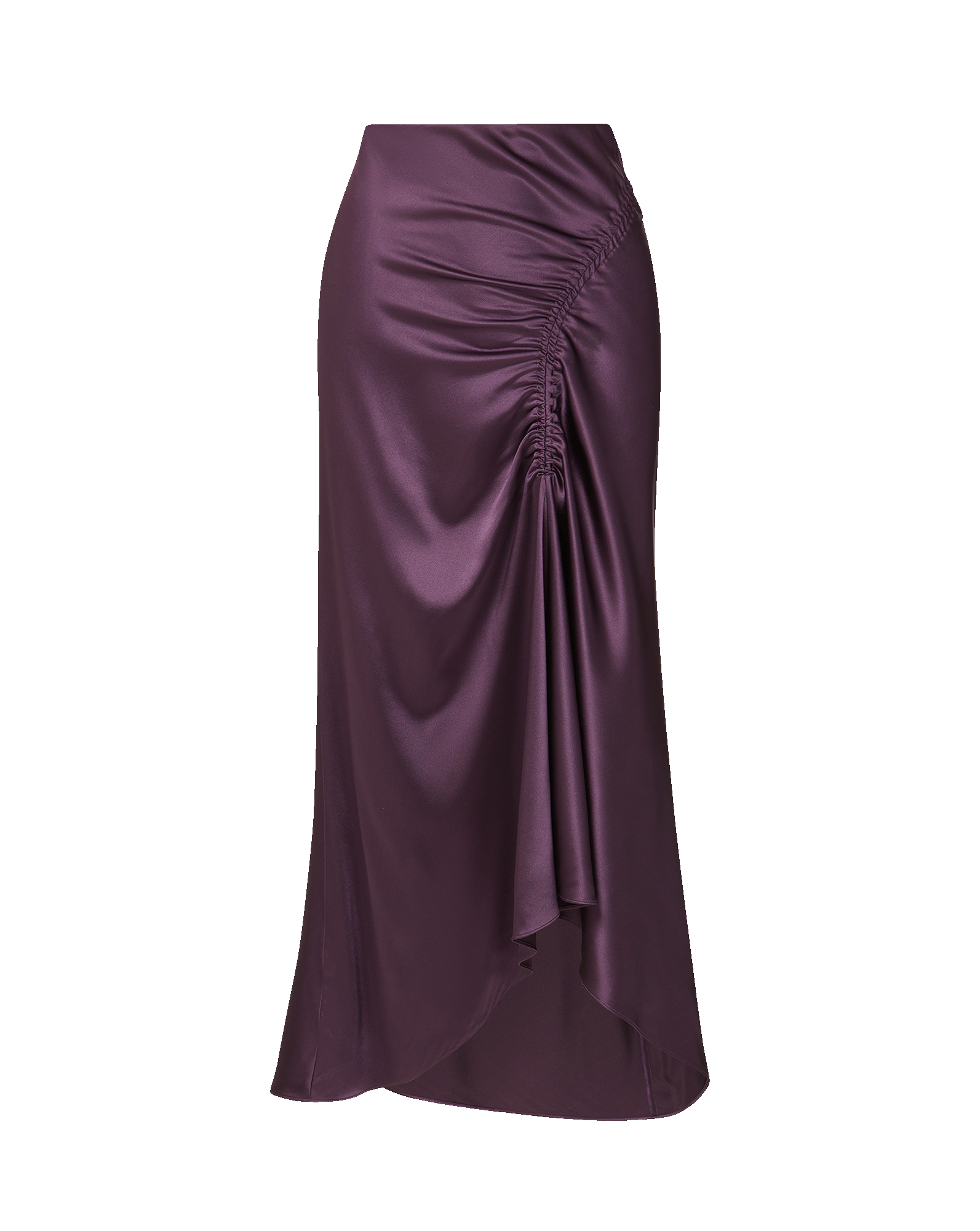 Veronica Beard Felecia midi skirt in Dark Eggplant