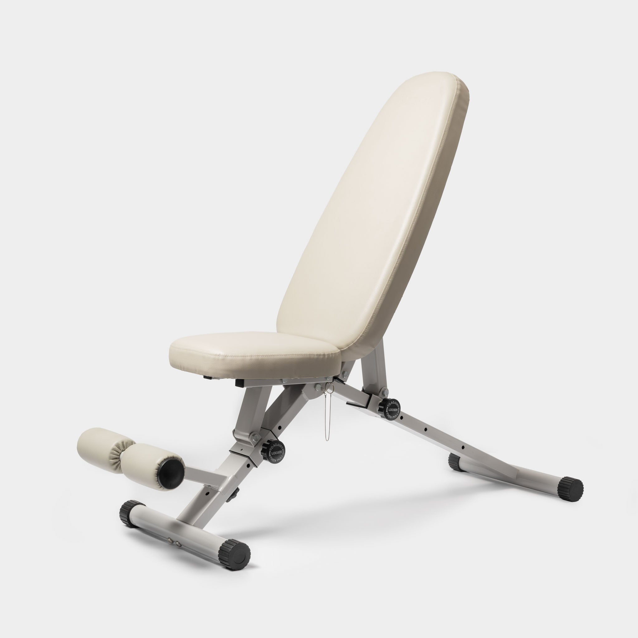WeGym Adjustable Fitness Bench in sandstone - Over 40 Healthy Living Routine